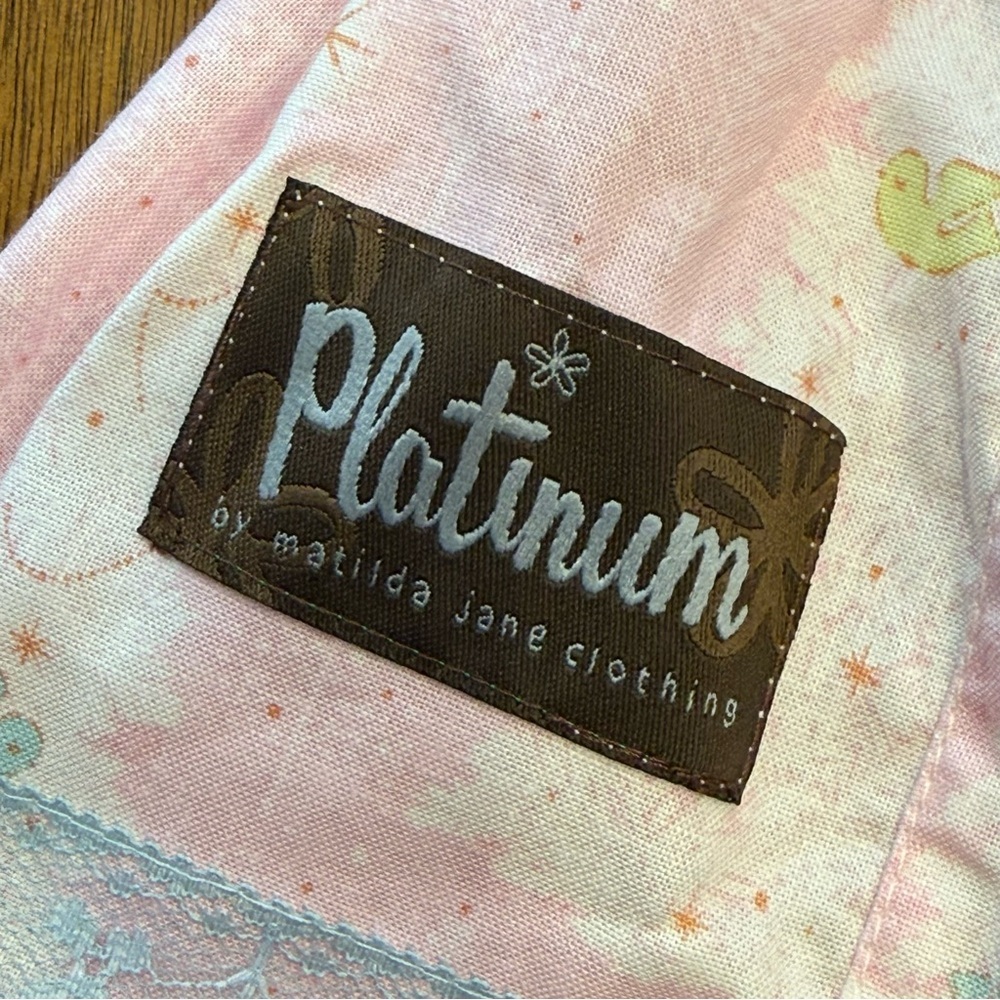 Platinum Matilda Jane Pink and White dress 8 of 10 limited edition size 6 - Picture 3 of 8